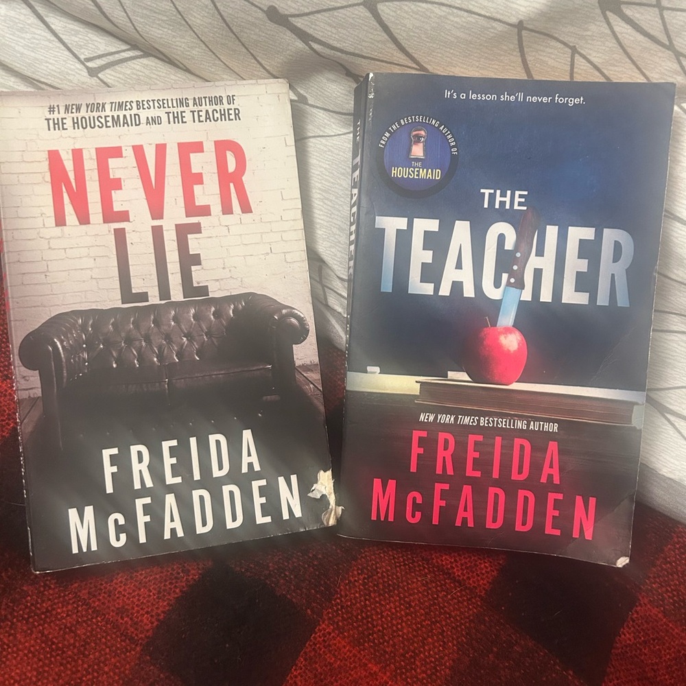 NEVER LIE &THE TEACHER Freida McFadden